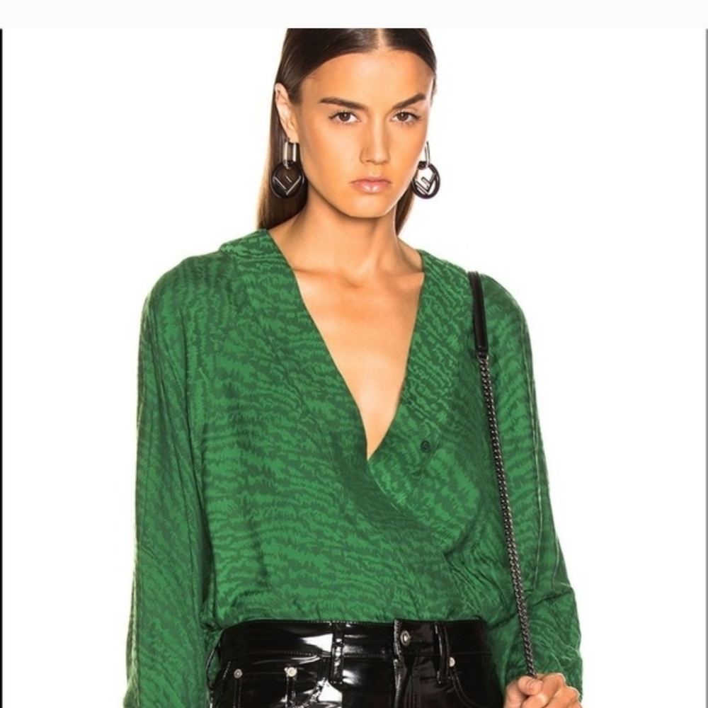 Elegant Green Women's Top